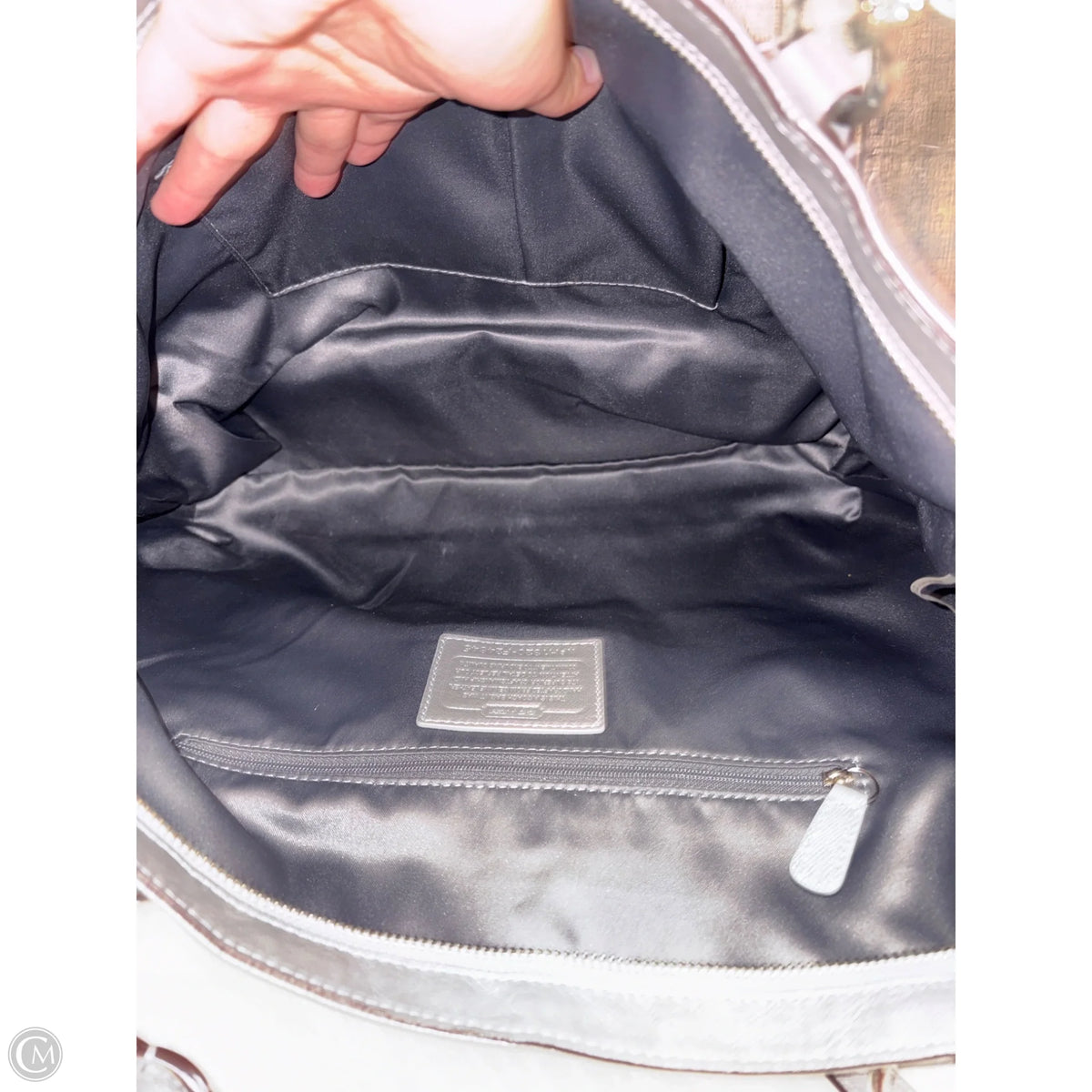 Handbag Designer By Coach, Size: Large