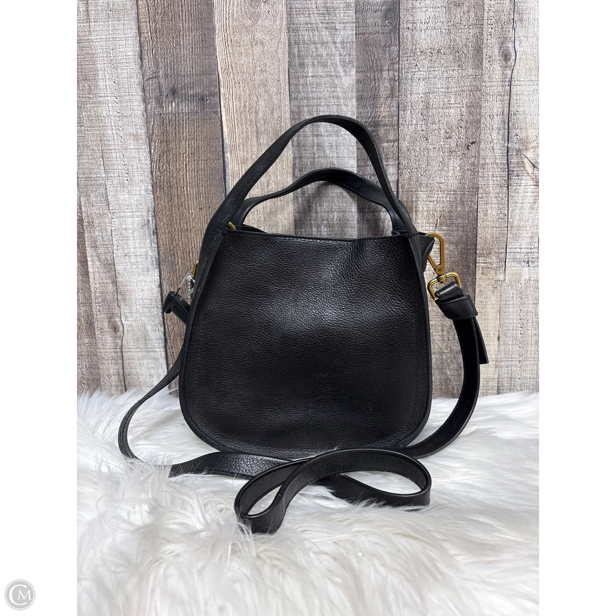 Crossbody Leather By Madewell, Size: Medium