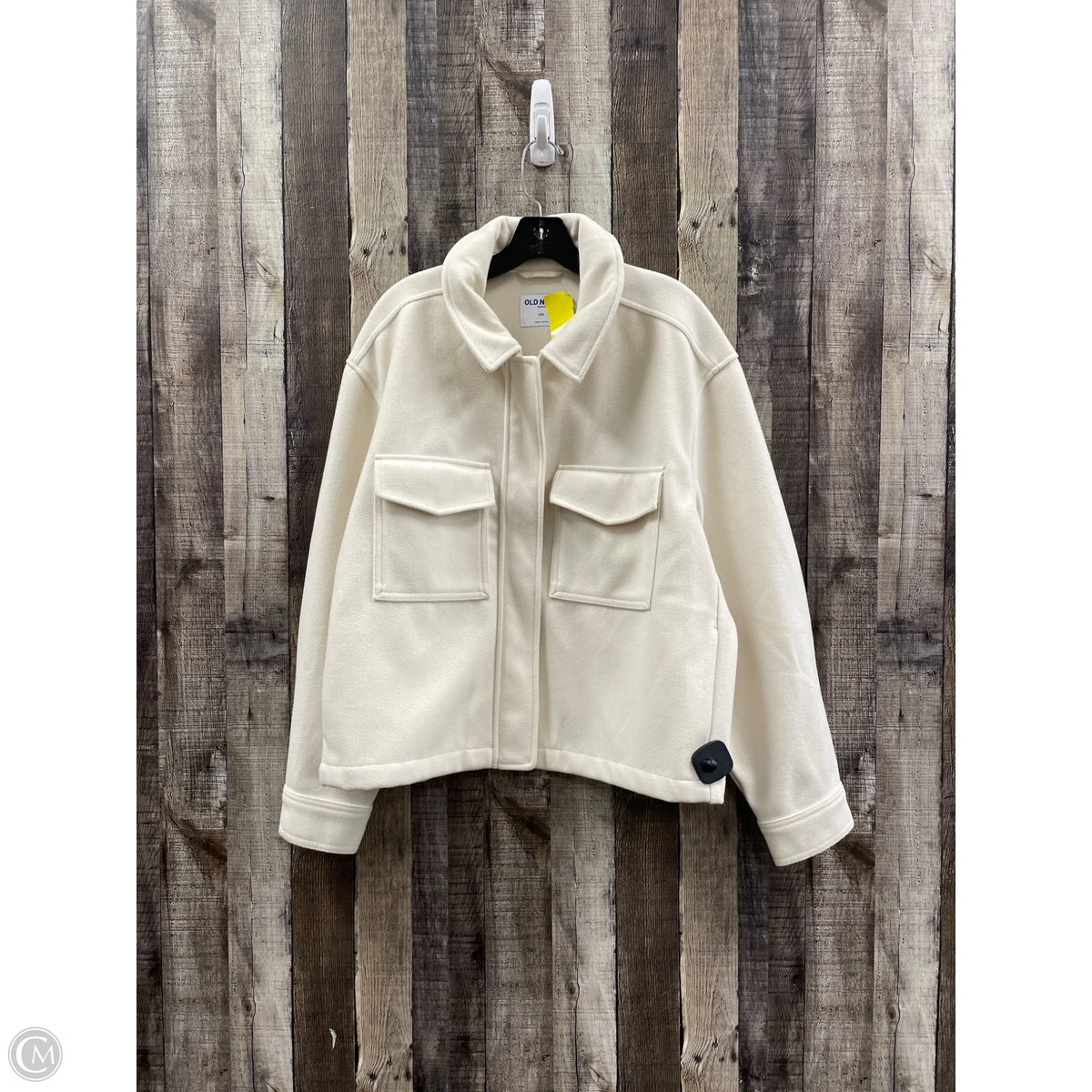 Jacket Other By Old Navy In Cream, Size: Xxl