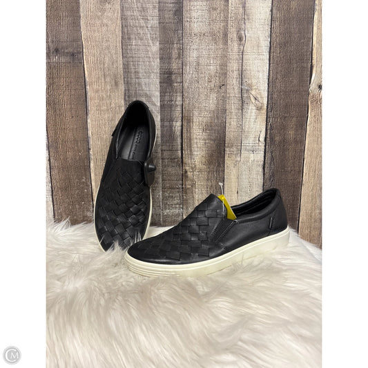 Shoes Flats By Ecco In Black, Size: 10