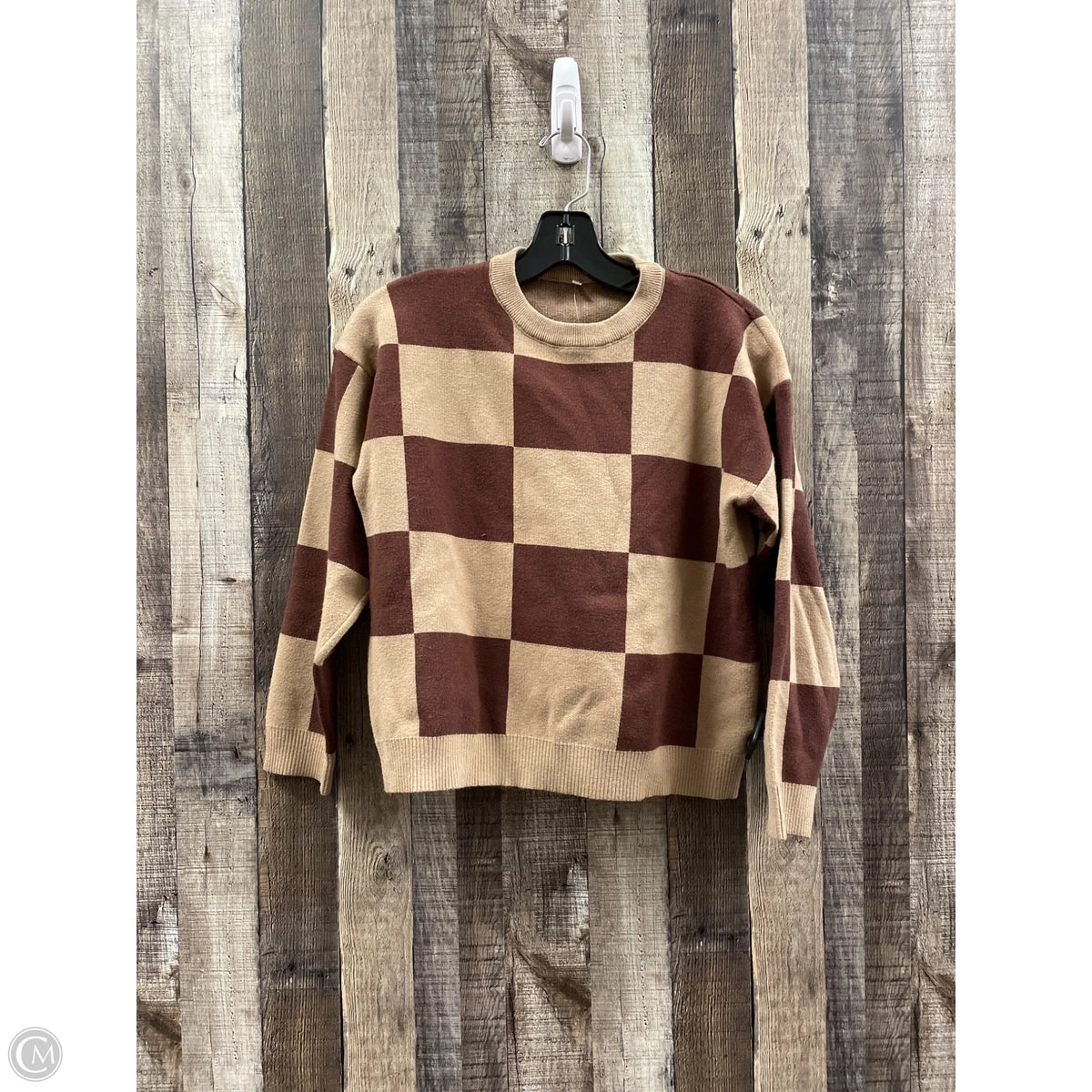 Sweater By Cmf In Brown, Size: M