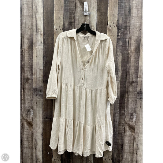 Dress Casual Short By Falls Creek In Beige, Size: S