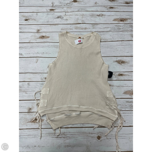 Top Sleeveless By Free People In Tan, Size: M