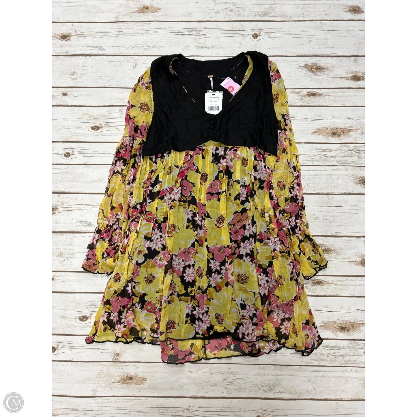 Dress Casual Short By Free People In Yellow, Size: Xs