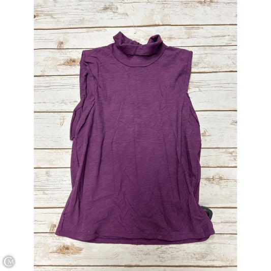 Top Sleeveless By Free People In Purple, Size: S