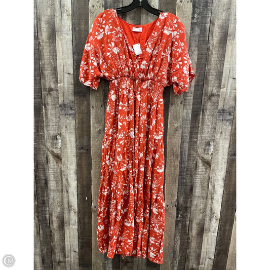 Dress Casual Maxi By Pink Lily In Red, Size: Xs