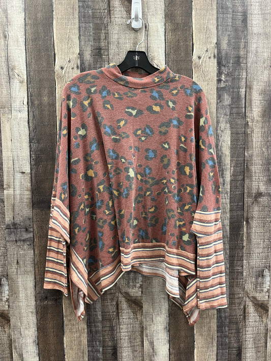 Top 3/4 Sleeve By Lovely Melody In Red, Size: S