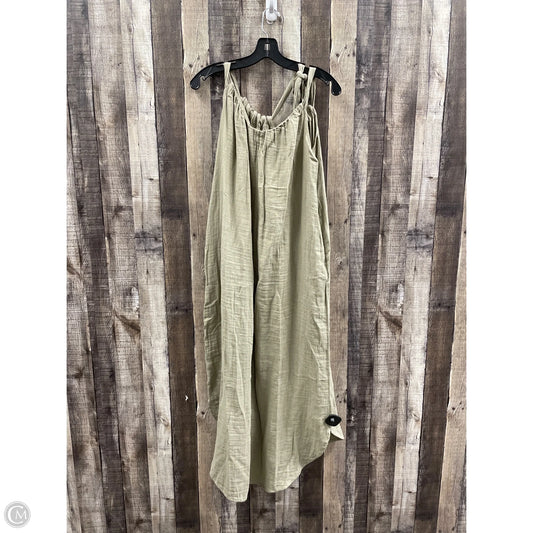 Dress Casual Maxi By Old Navy In Green, Size: L