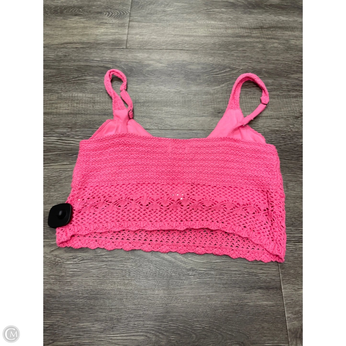 Top Sleeveless By Hollister In Pink, Size: L