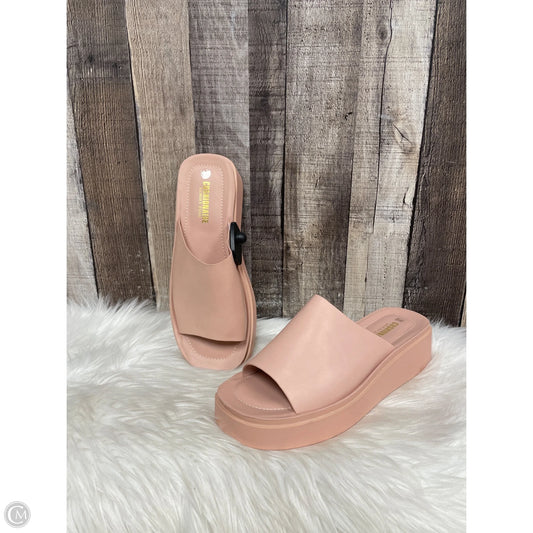 Sandals Flats By Cushionaire In Pink, Size: 8.5