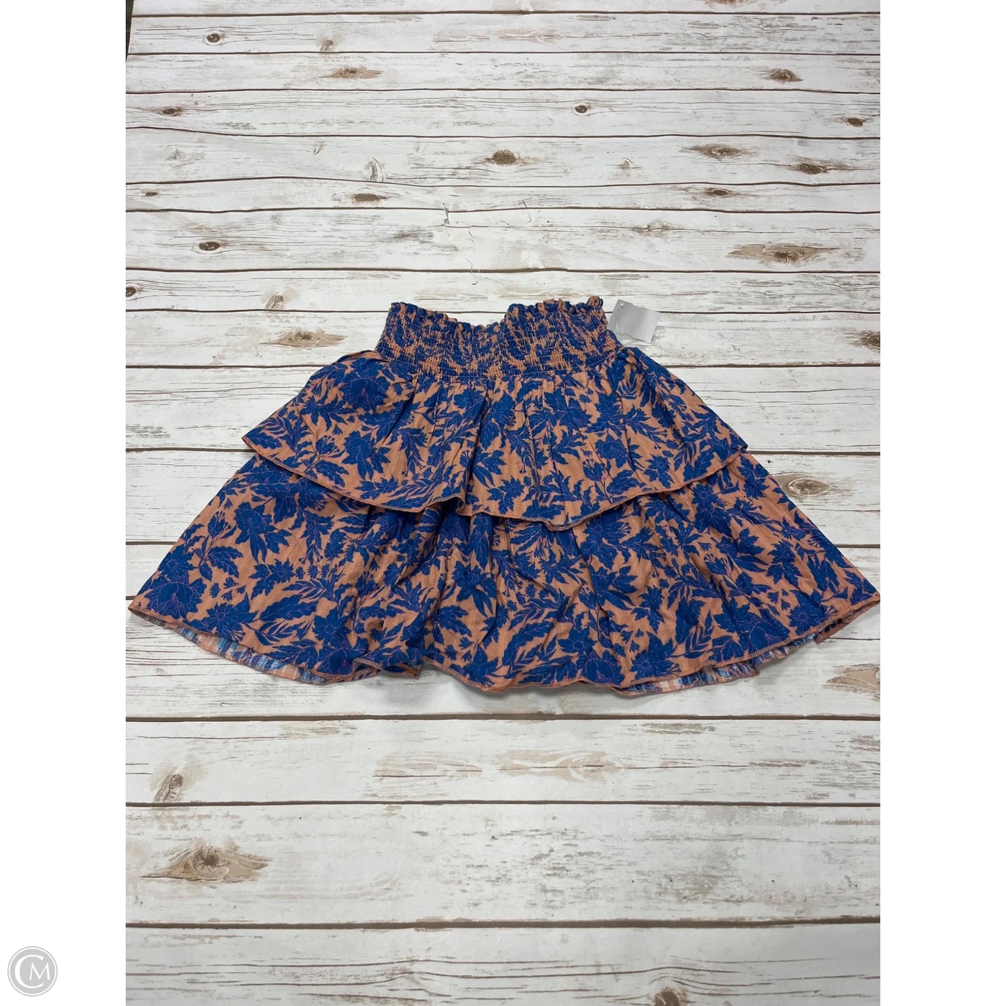 Skirt Mini & Short By Universal Thread In Blue & Orange, Size: Xs