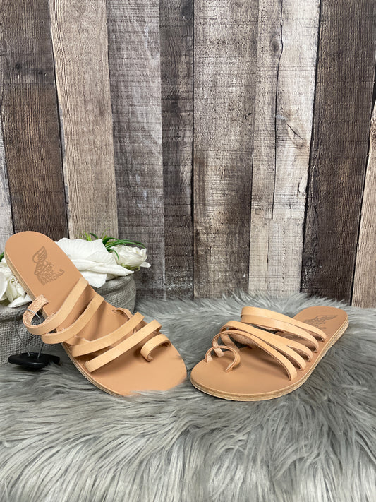 Sandals Flats By Cmc In Tan, Size: 11