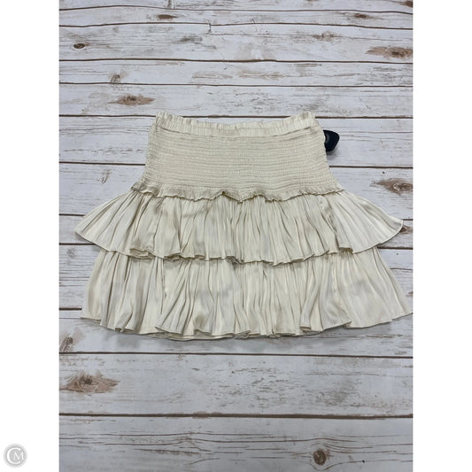 Skirt Mini & Short By Cme In Beige, Size: L