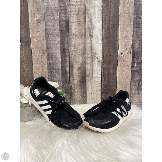 Shoes Athletic By Adidas In Black & White, Size: 7.5