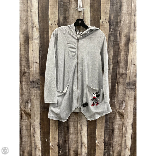 Sweatshirt Hoodie By Disney Store In Grey, Size: M