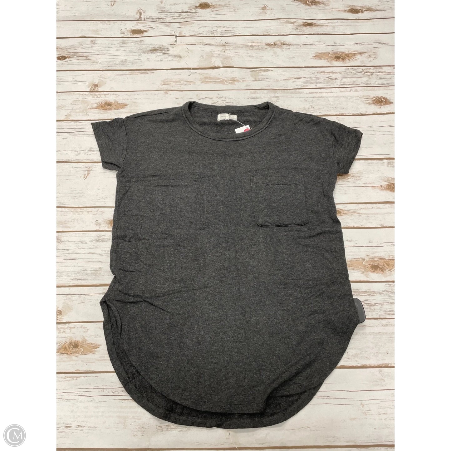Top Short Sleeve By Lou And Grey In Black, Size: S
