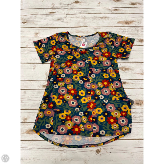 Top Short Sleeve By Lularoe In Multi-colored, Size: S