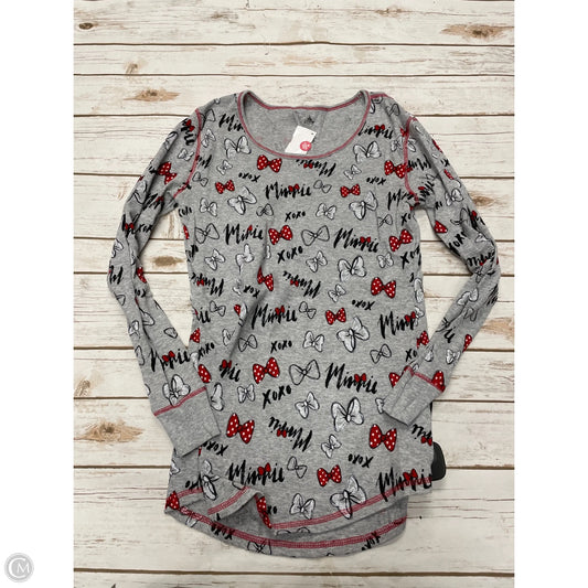 Top Long Sleeve By Disney Store In Grey, Size: M