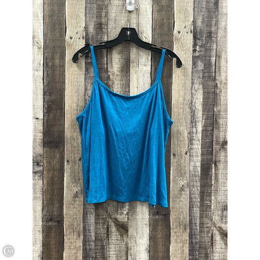 Top Sleeveless Basic By Joyspun In Blue, Size: Xl