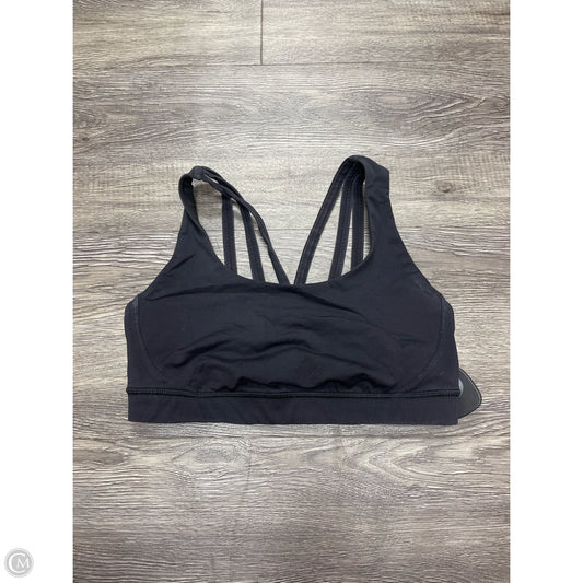 Athletic Bra By Lululemon In Black, Size: 8