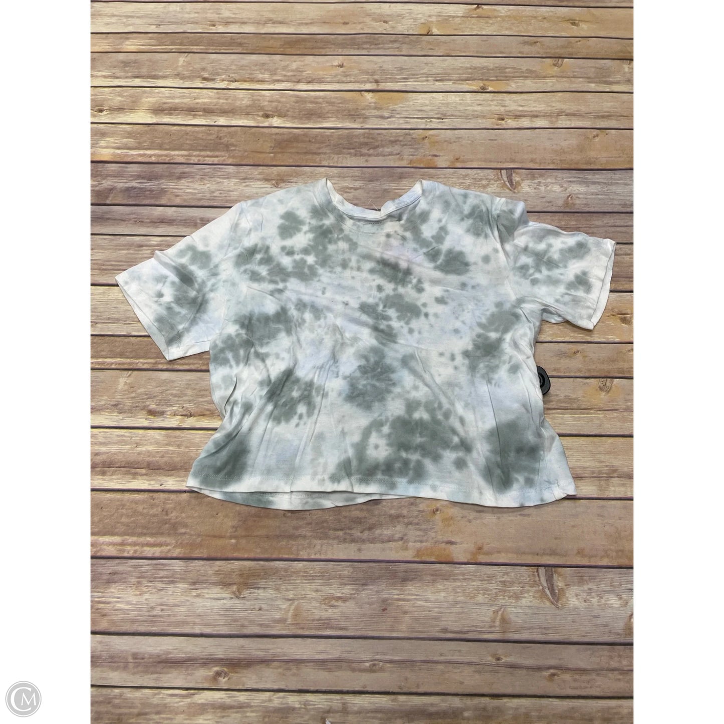 Top Short Sleeve By Abercrombie And Fitch In Tie Dye Print, Size: S