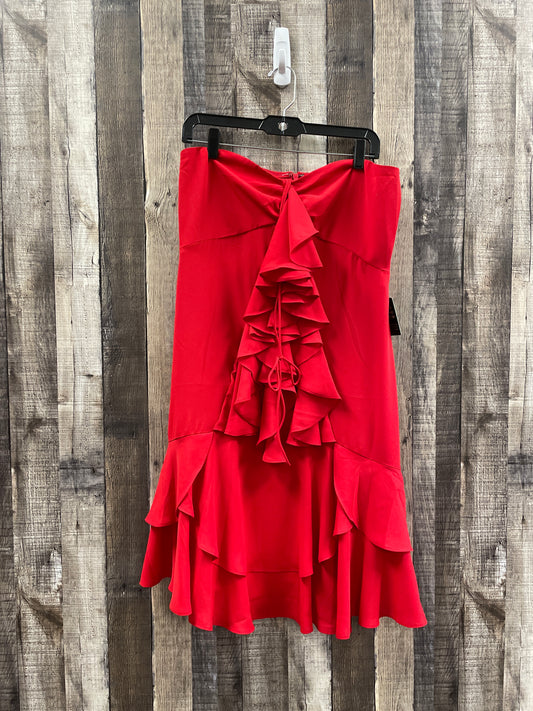 Red Dress Party Short Express, Size L