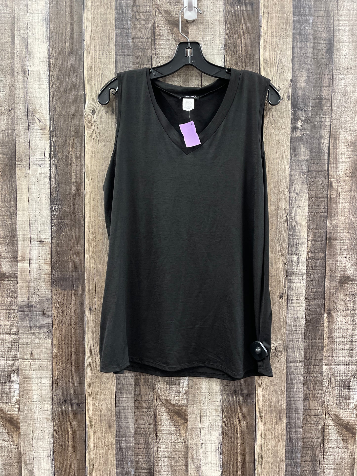 Black Top Sleeveless Heimish Usa, Size L