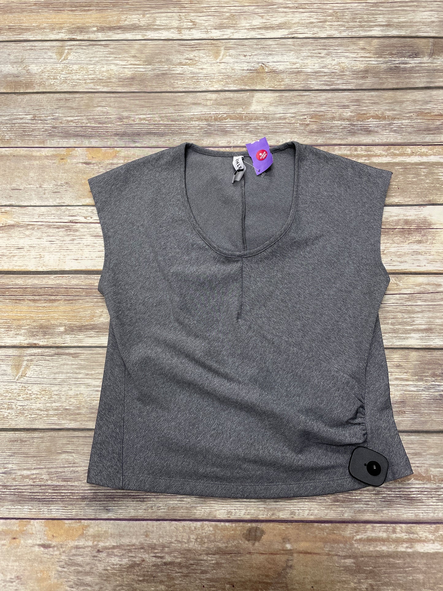 Grey Athletic Top Short Sleeve Athleta, Size M