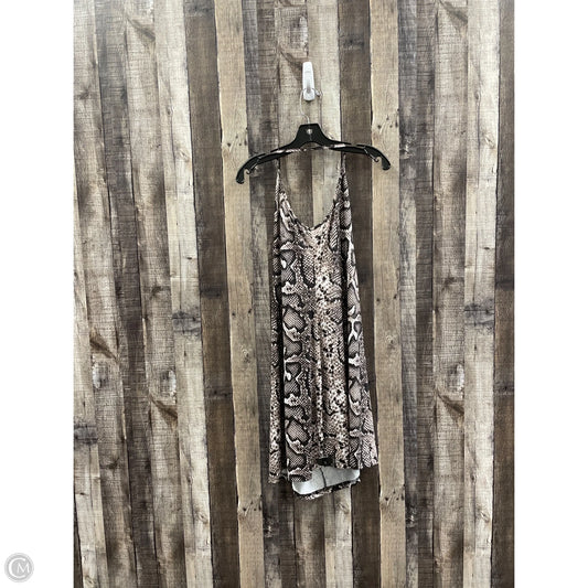 Dress Casual Short By Cmf In Snakeskin Print, Size: Xxl