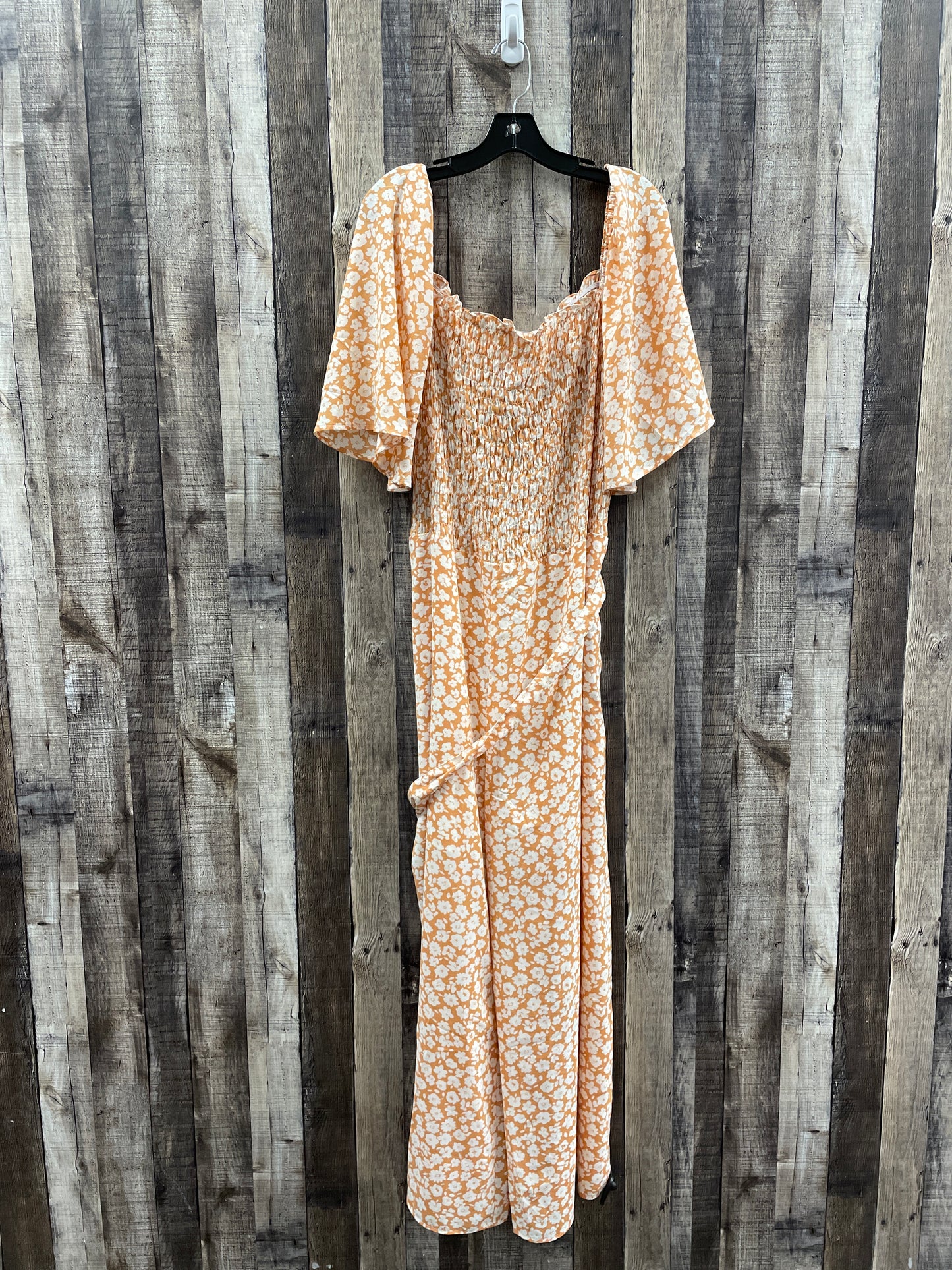 Orange Dress Casual Maxi Hayden La, Size 2x