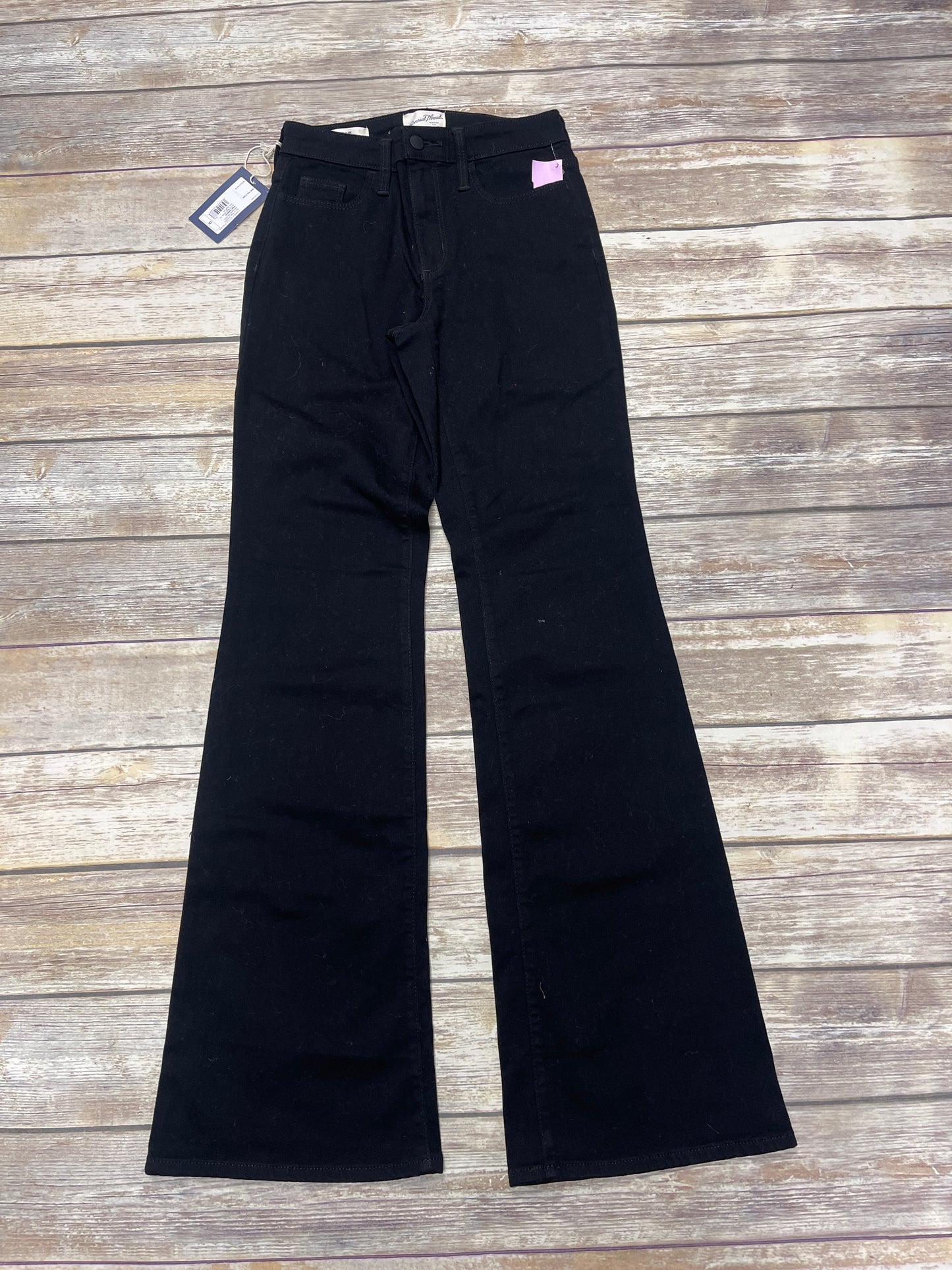 Jeans Flared By Universal Thread In Black Denim, Size: 0