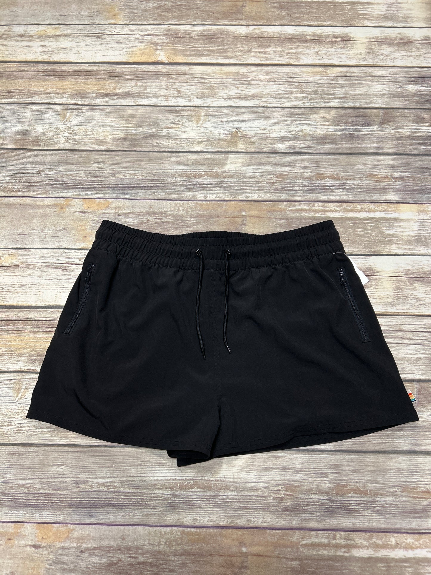 Black Athletic Shorts Cme, Size Xl