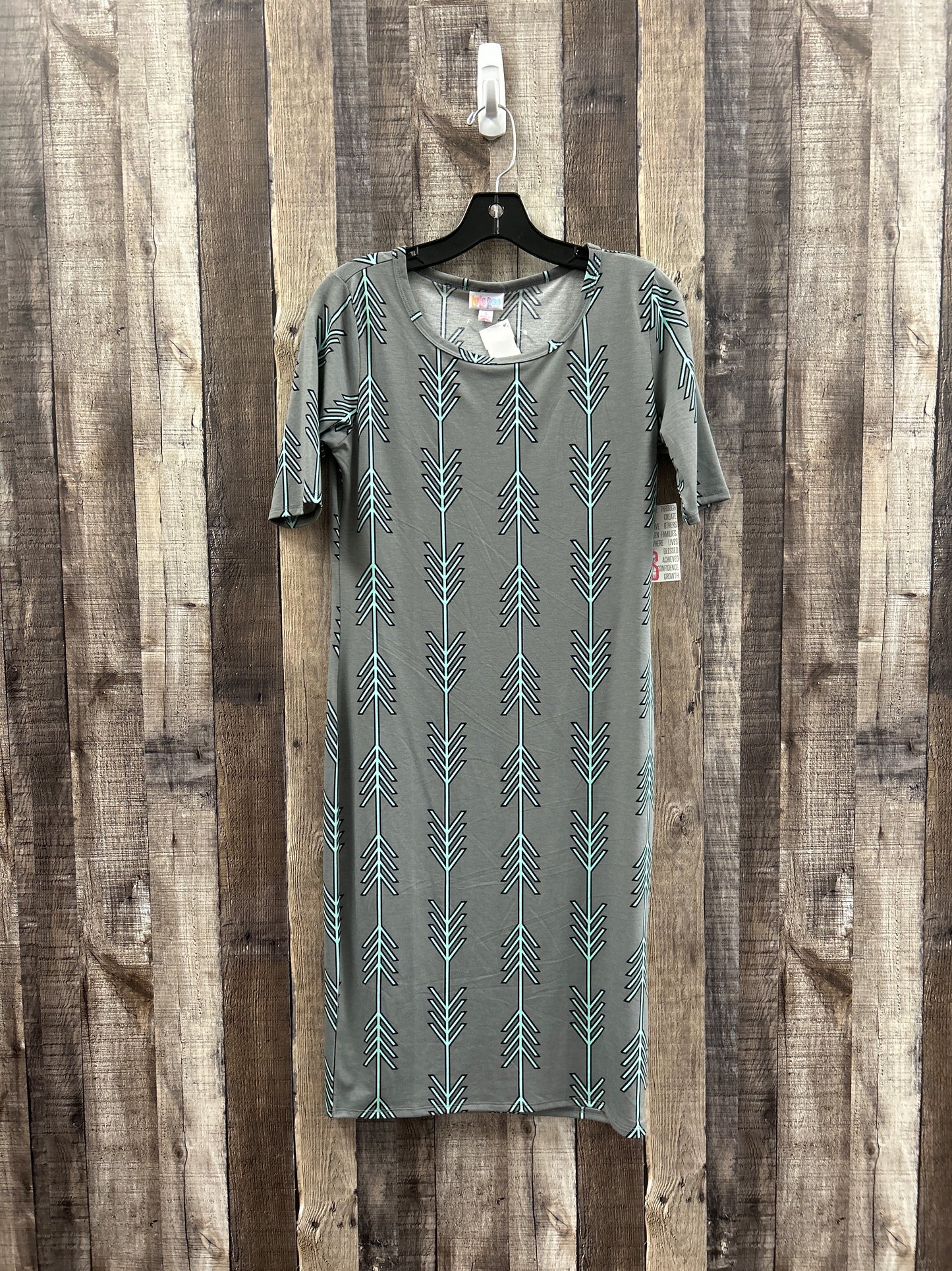 Grey Dress Casual Short Lularoe, Size S