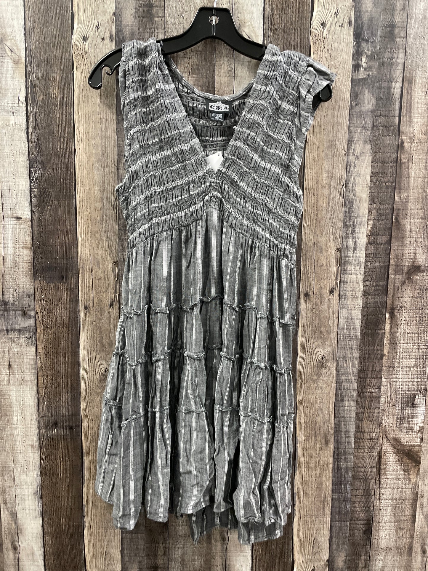 Dress Casual Short By Angie In Grey, Size: Xl