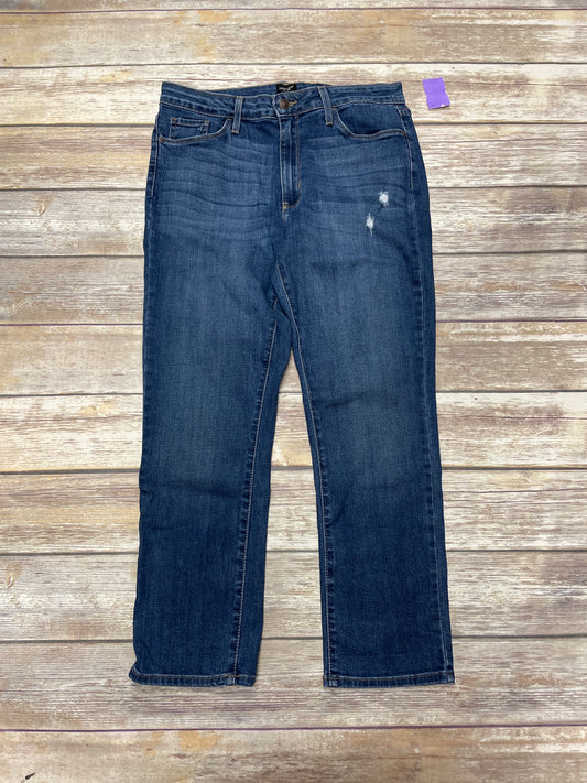 Jeans Skinny By Just Black In Blue Denim, Size: 12