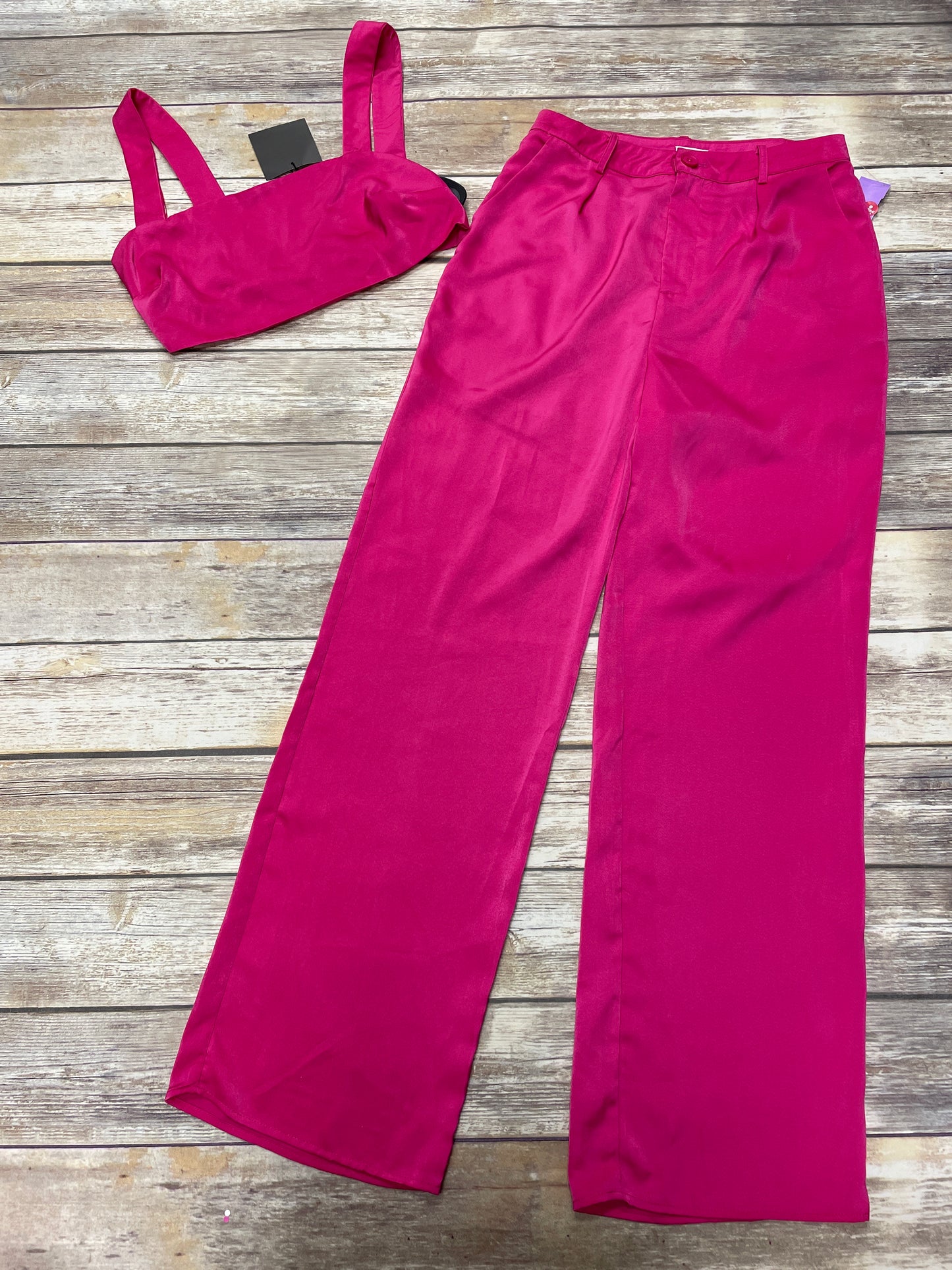 Pink Pants Set 2pc Le Lis, Size M