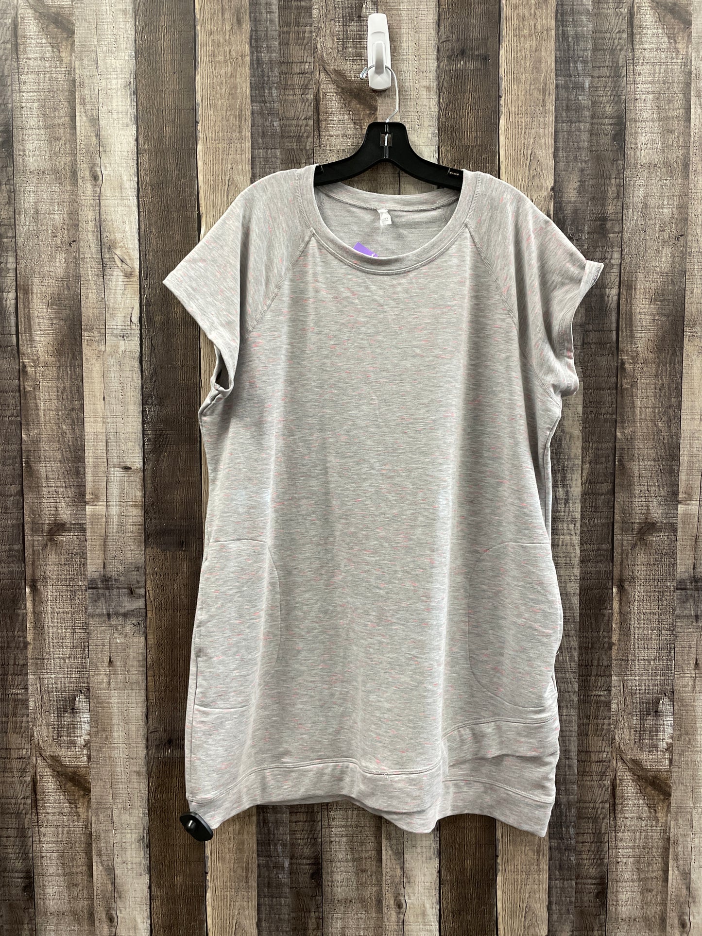 Grey Dress Casual Short Ideology, Size Xxl