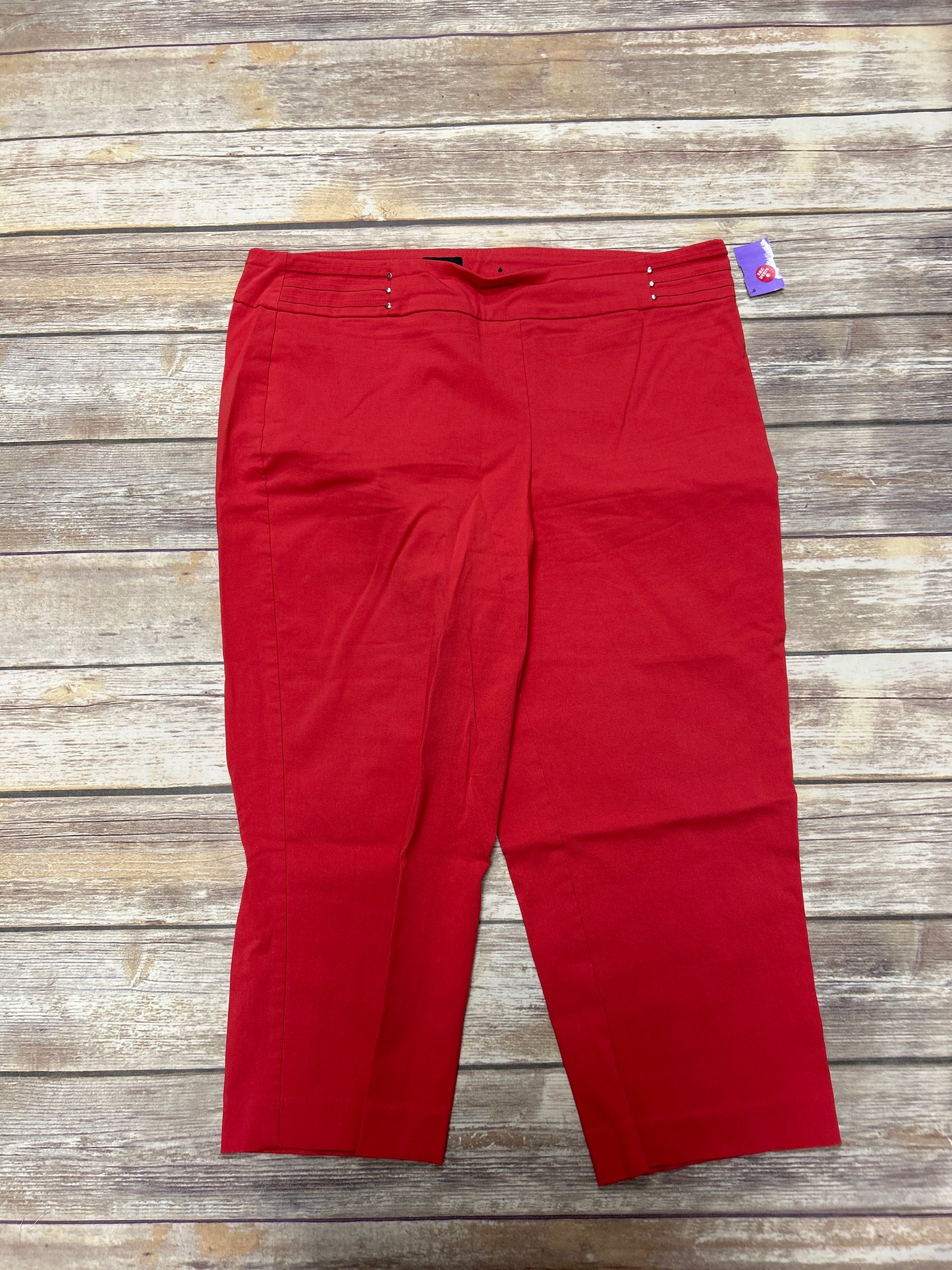 Pants Other By Jm Collections In Red, Size: Xl