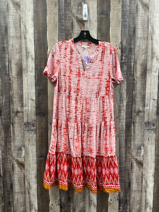 Red Dress Casual Short Beachlunchlounge, Size S