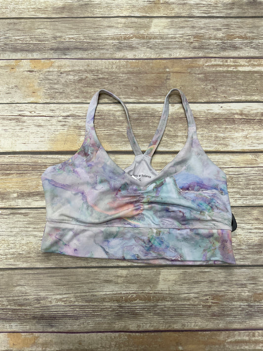 Tie Dye Print Athletic Bra Cme, Size L