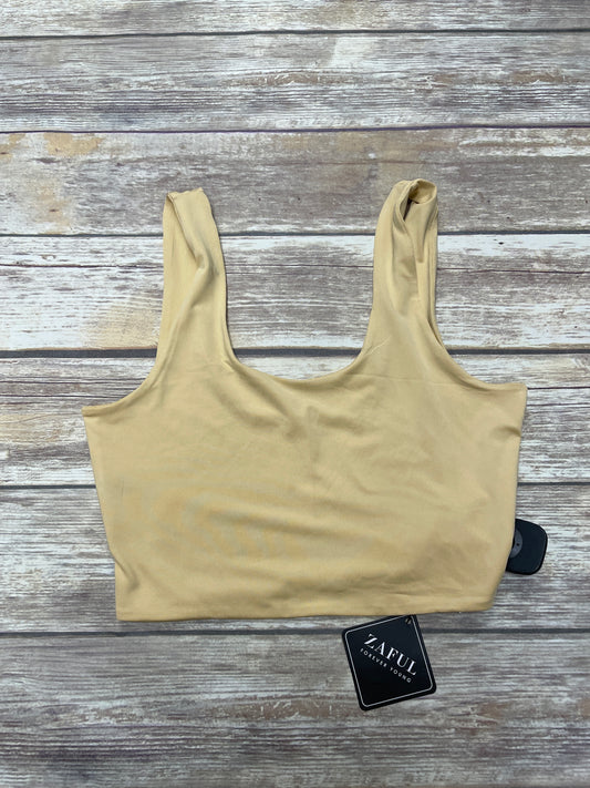 Yellow Top Sleeveless Zaful, Size M