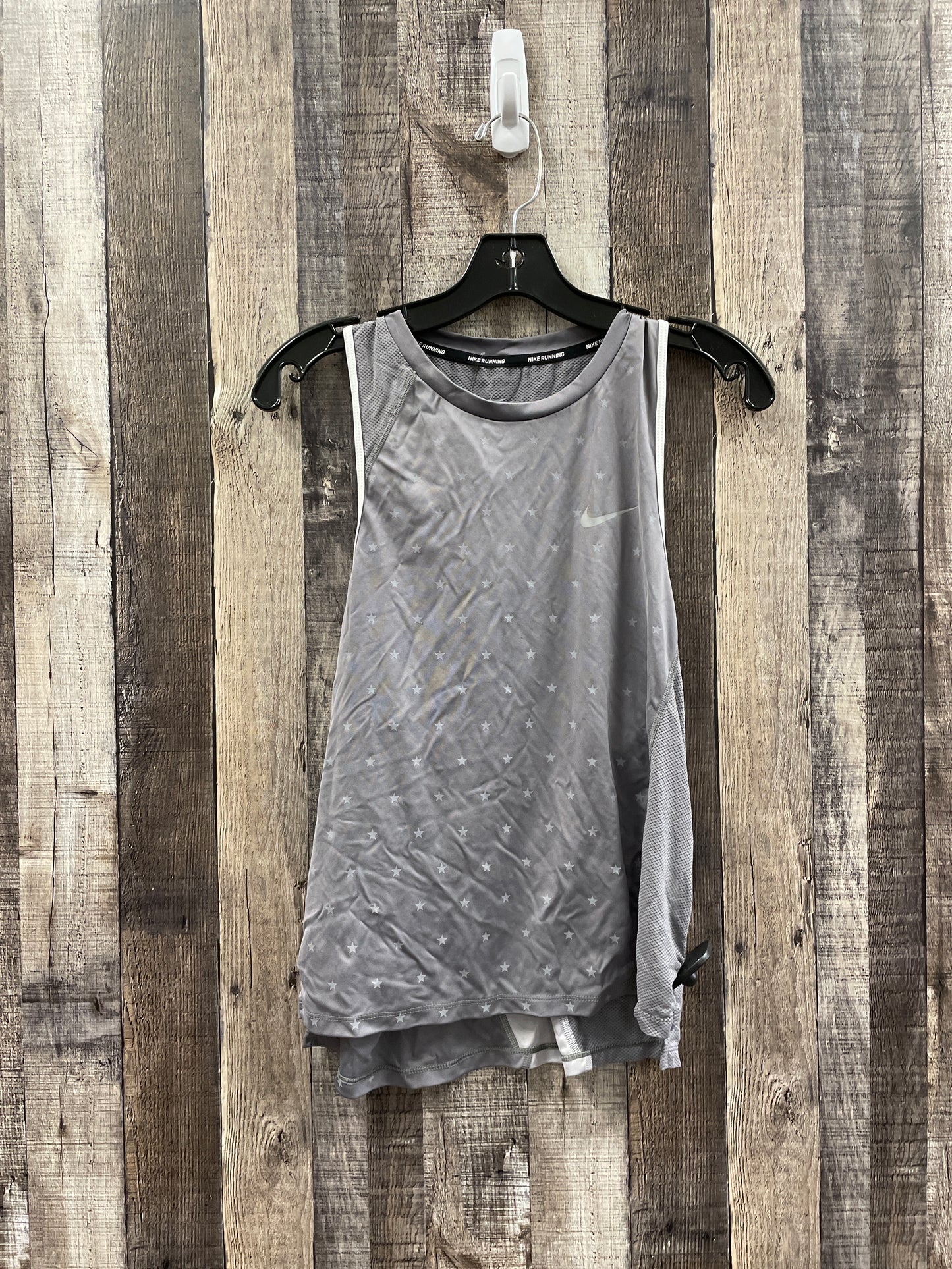 Grey Athletic Top Short Sleeve Nike, Size M