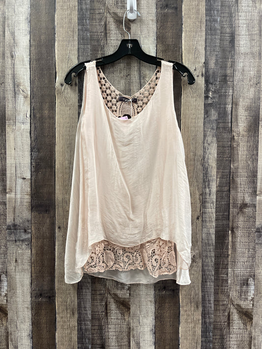 Pink Top Sleeveless Cme, Size S