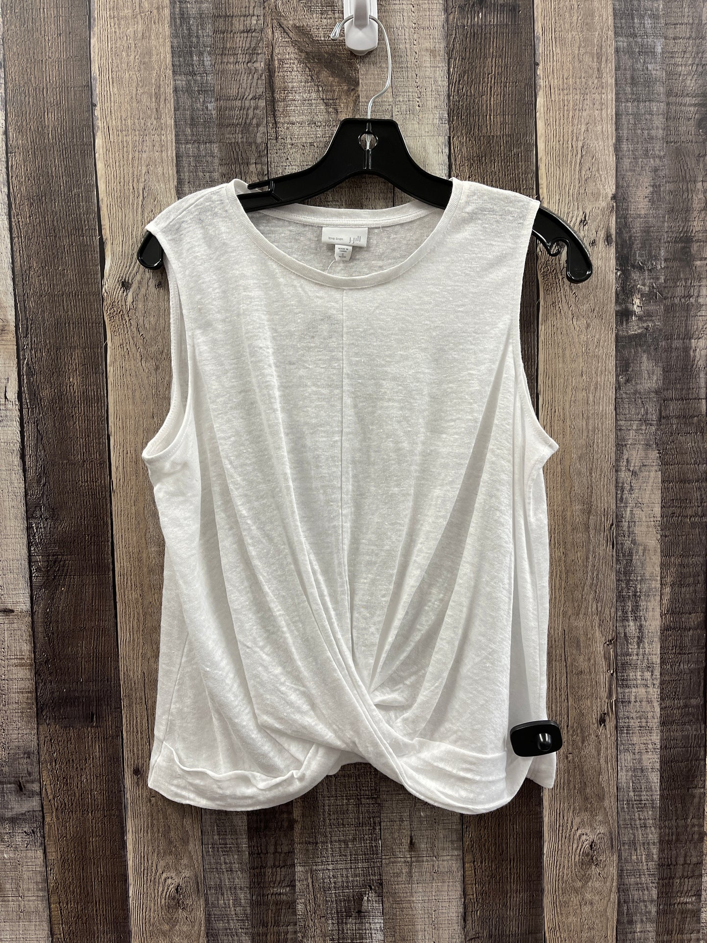 White Top Sleeveless J. Jill, Size S Petite