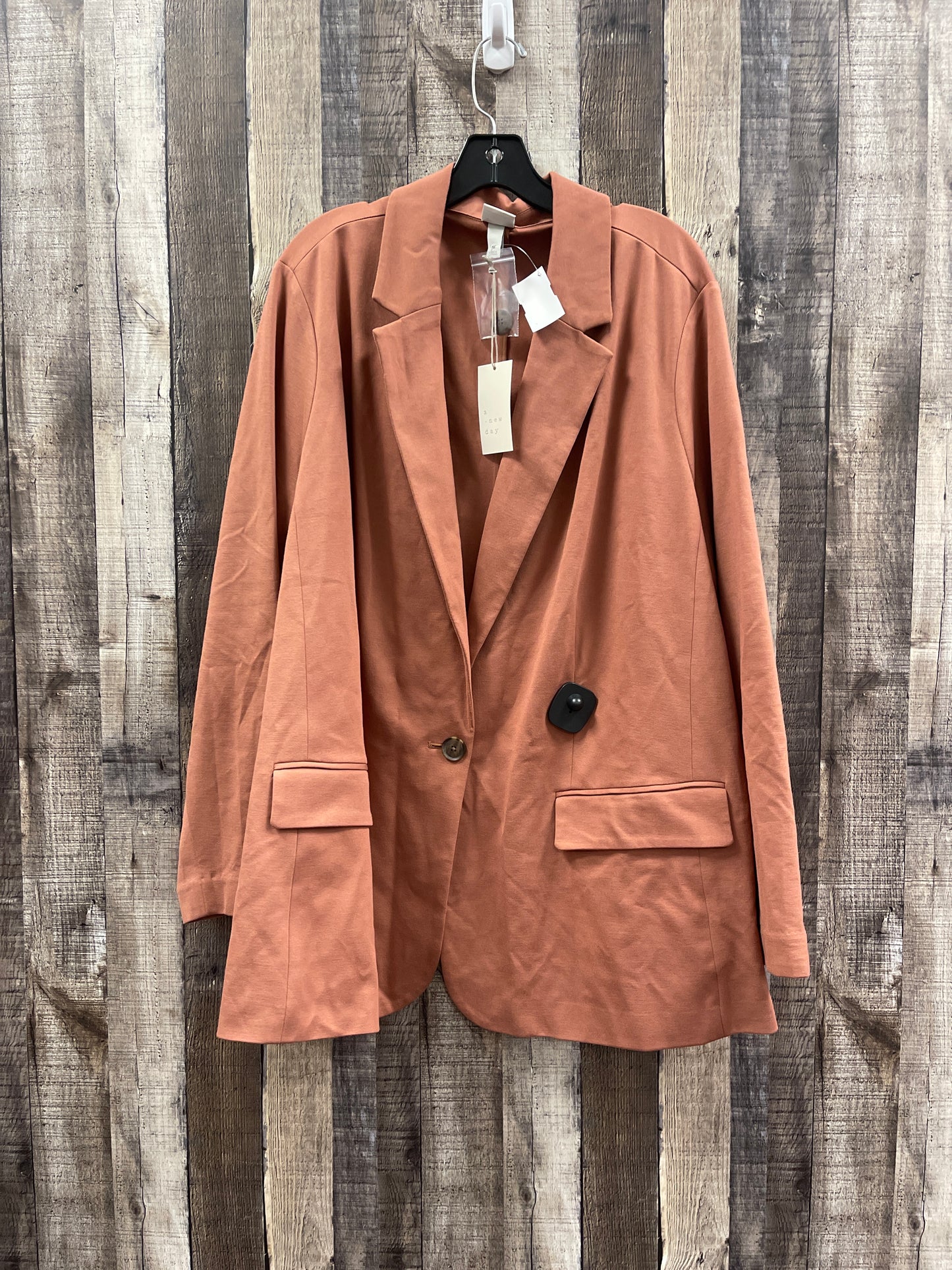 Brown Blazer A New Day, Size 3x