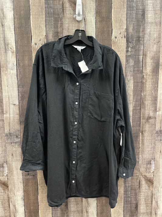 Top Long Sleeve By Old Navy In Black, Size: 3x