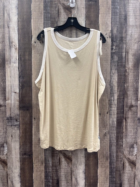 Brown Top Sleeveless A New Day, Size 3x