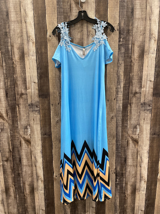 Dress Casual Maxi By Cme In Blue, Size: S