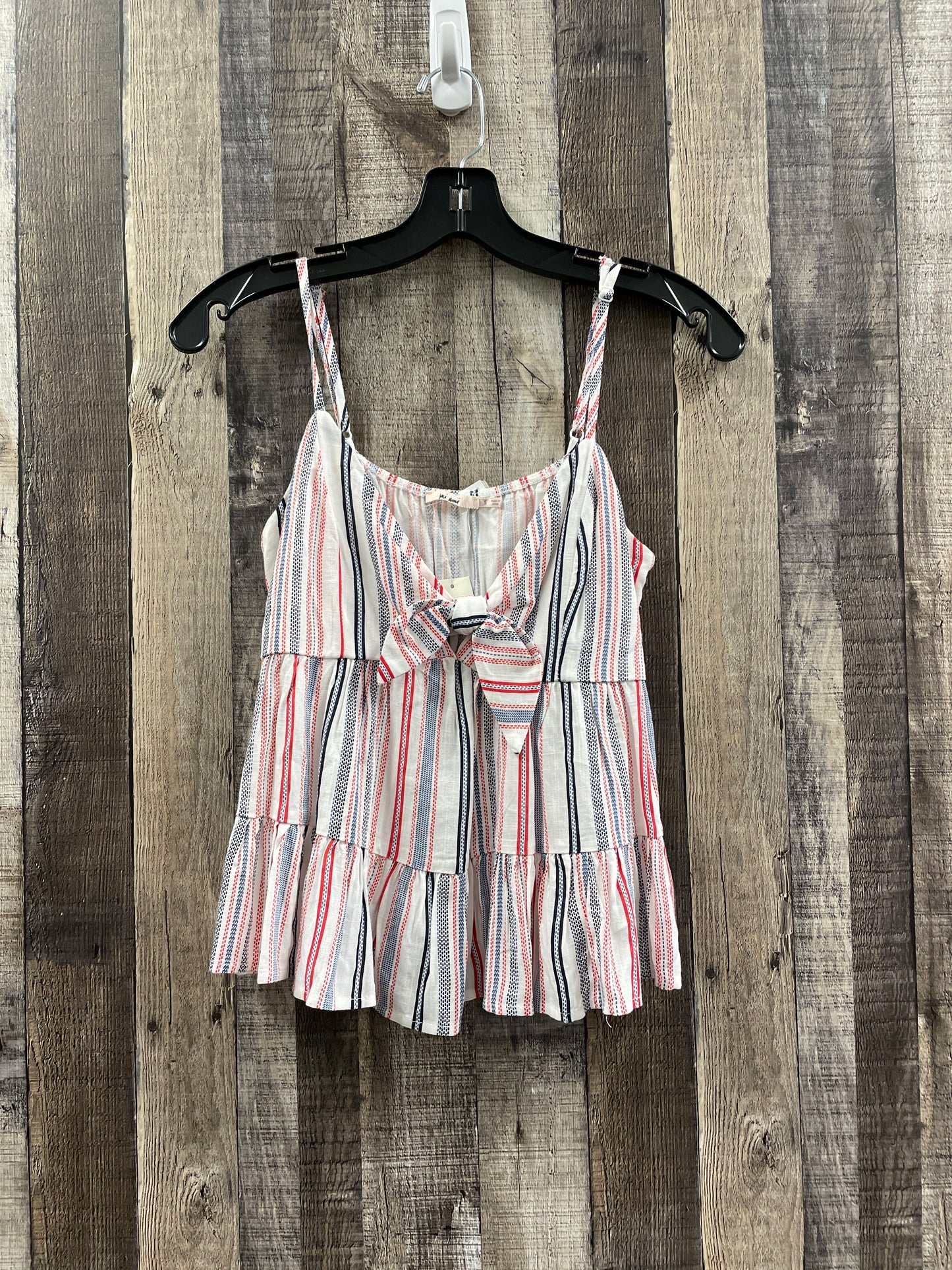 Top Sleeveless By Mi Ami In Striped Pattern, Size: S