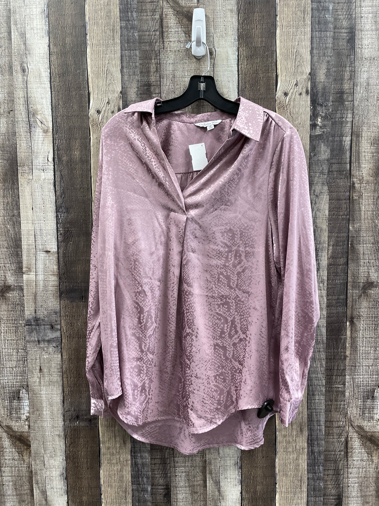 Top Long Sleeve By Ophelia Roe In Purple, Size: M